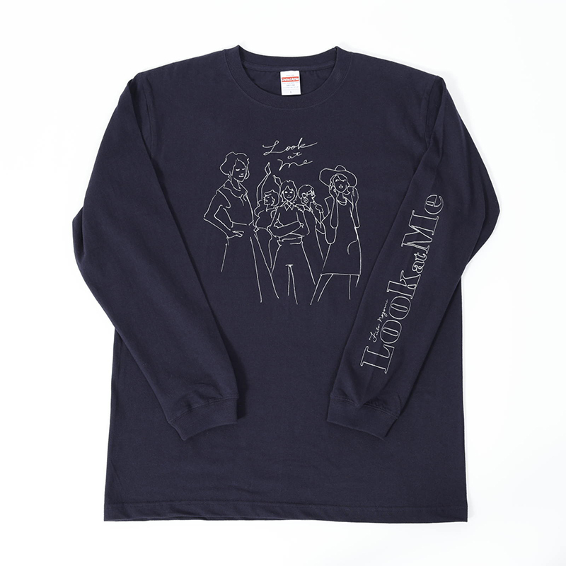 Look at Me ロングスリーブTシャツ［ネイビー］ | 望海風斗 official store