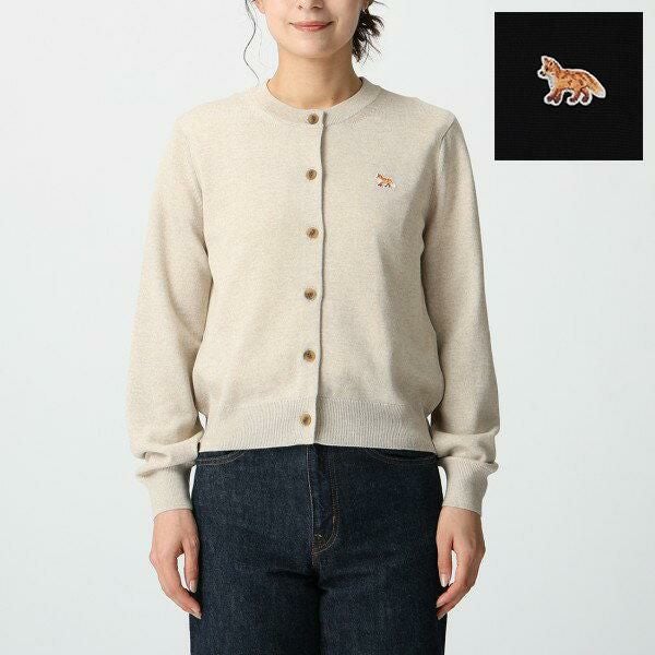 メゾンキツネ カーディガン ボレロ ベイビーフォックス レディース