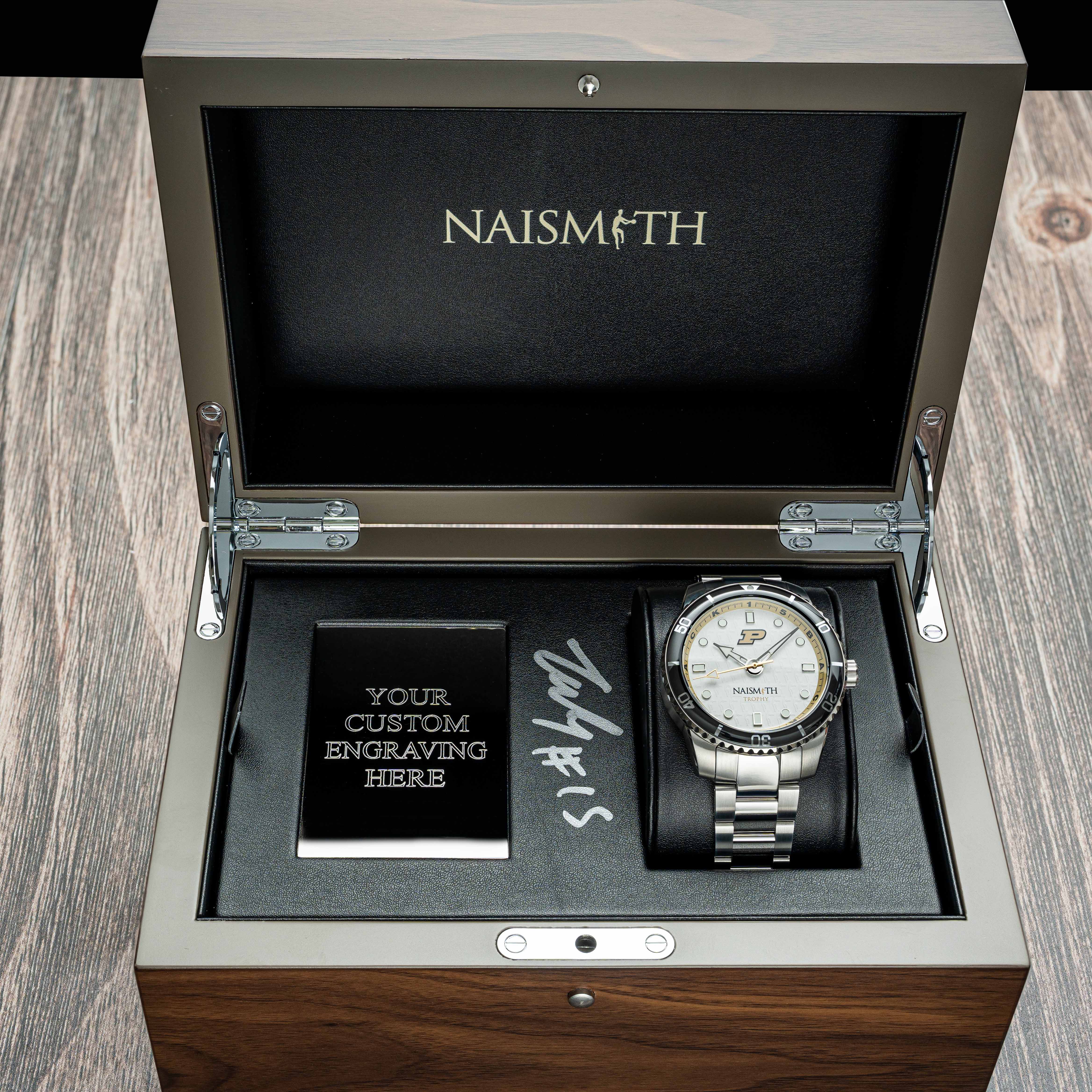 Zach Edey Purdue Naismith Commemorative Timepiece & Autographed Box Se