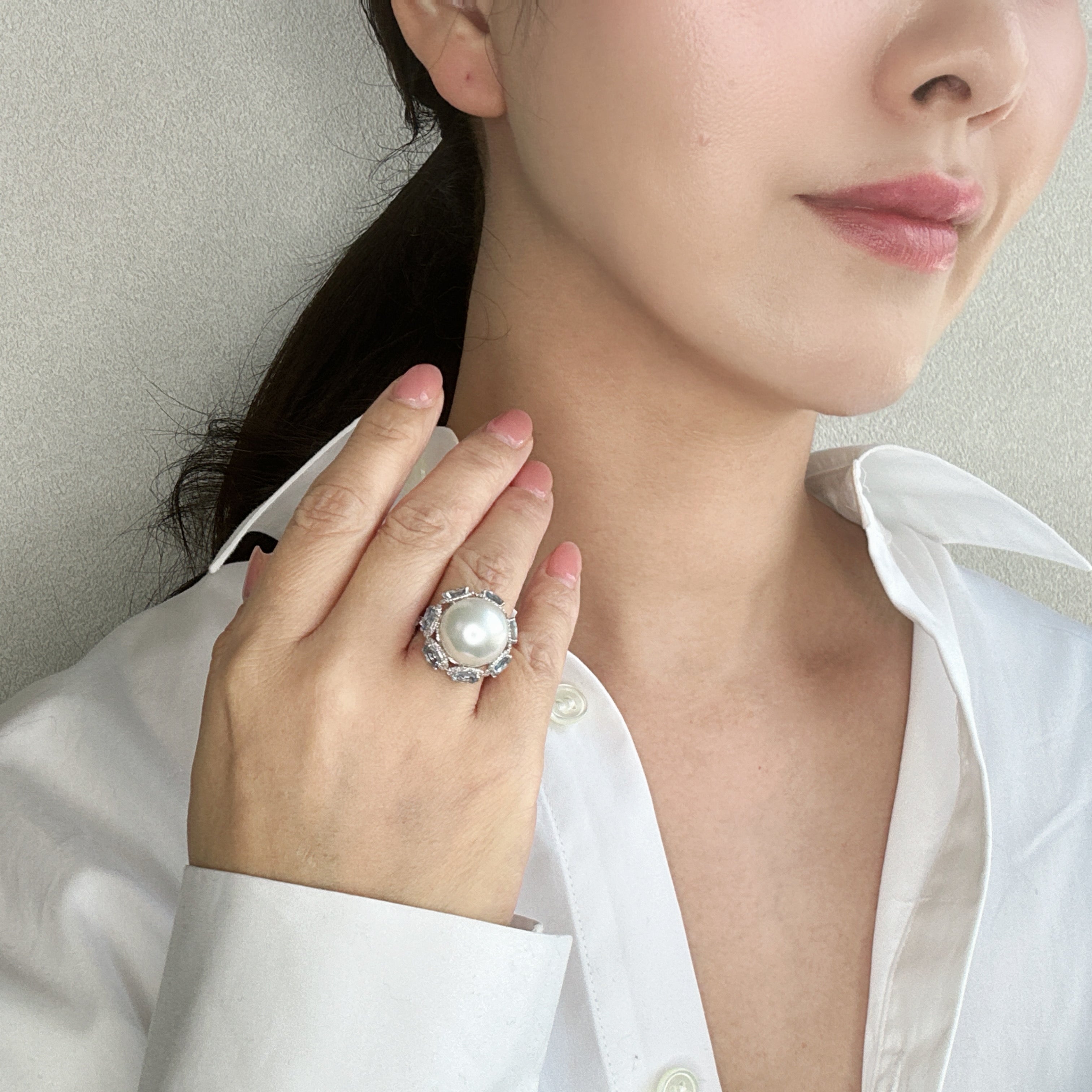 水色の蕾］リング 南洋真珠13mm – AYAKO SAKURAI（櫻井 彩子）公式サイト