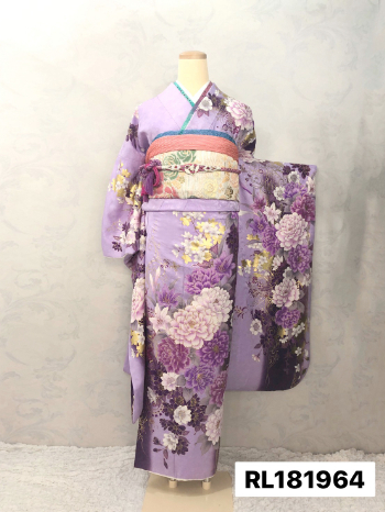 振袖】紫・芍薬・ﾕﾘ | 二十歳振袖館Az