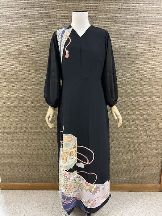 留袖ワンピースドレス | 留袖 | ギャラリー | 東京の着物リメイクなら