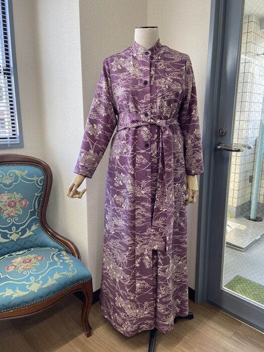 着物リメイクシャツワンピース | シャツワンピース | ギャラリー