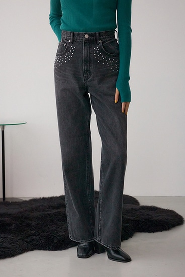 crie conforto】ストレートワイドデニム｜WOMEN｜254HST12-043C｜AZUL