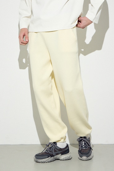 ハイゲージニットパンツ｜MEN｜251JSR71-0691｜AZUL BY MOUSSY