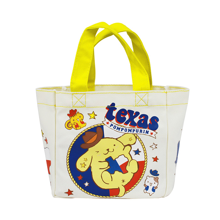 Books Kinokuniya: Pom Pom Purin Texas Canvas Mini Tote Bag [Sanrio