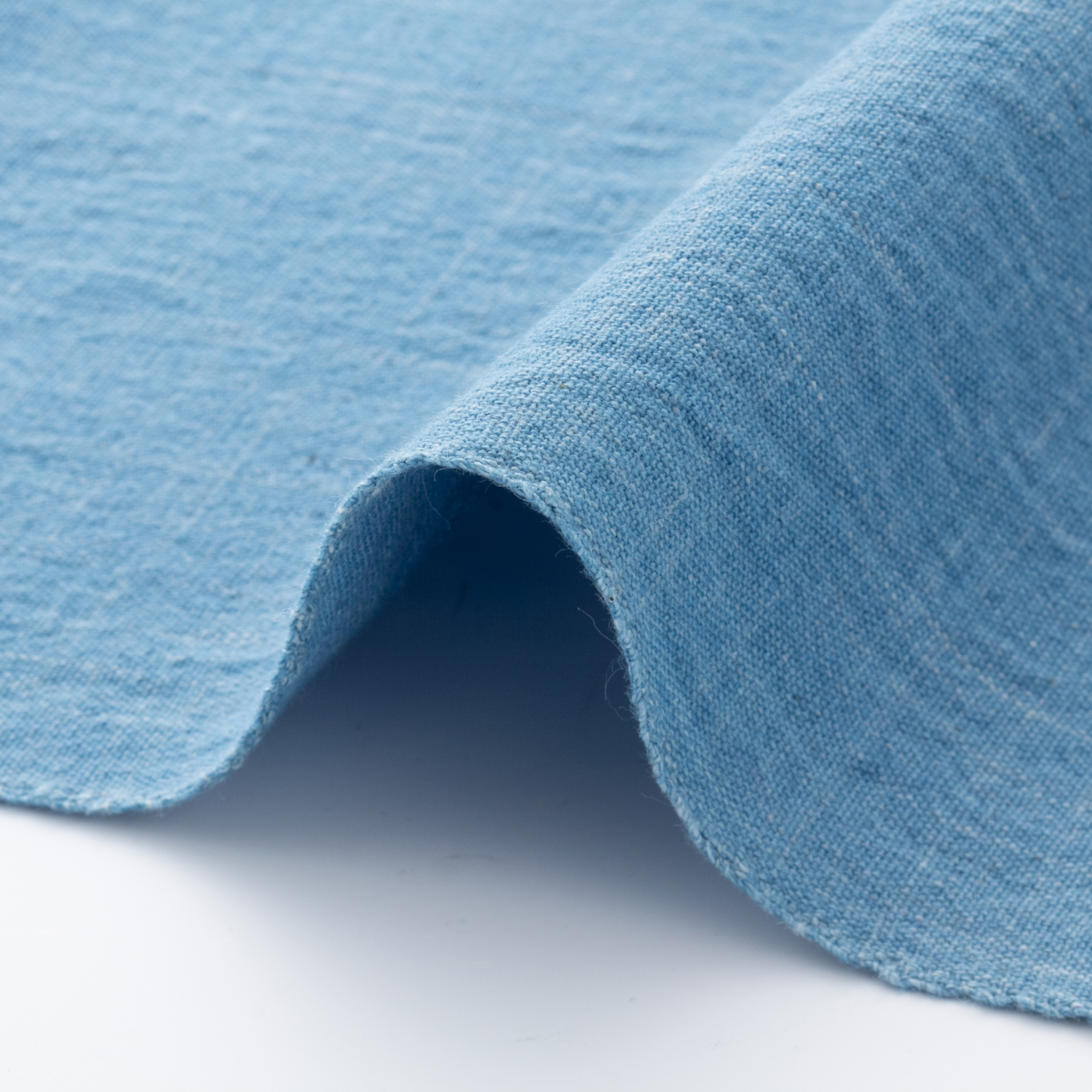 正藍染・松阪木綿濃紺色無地着尺ニ反物・長12m巾40cm.二反物