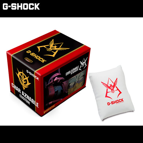 抽選販売】機動戦士ガンダム35周年記念商品 シャア専用 G-SHOCK【2017