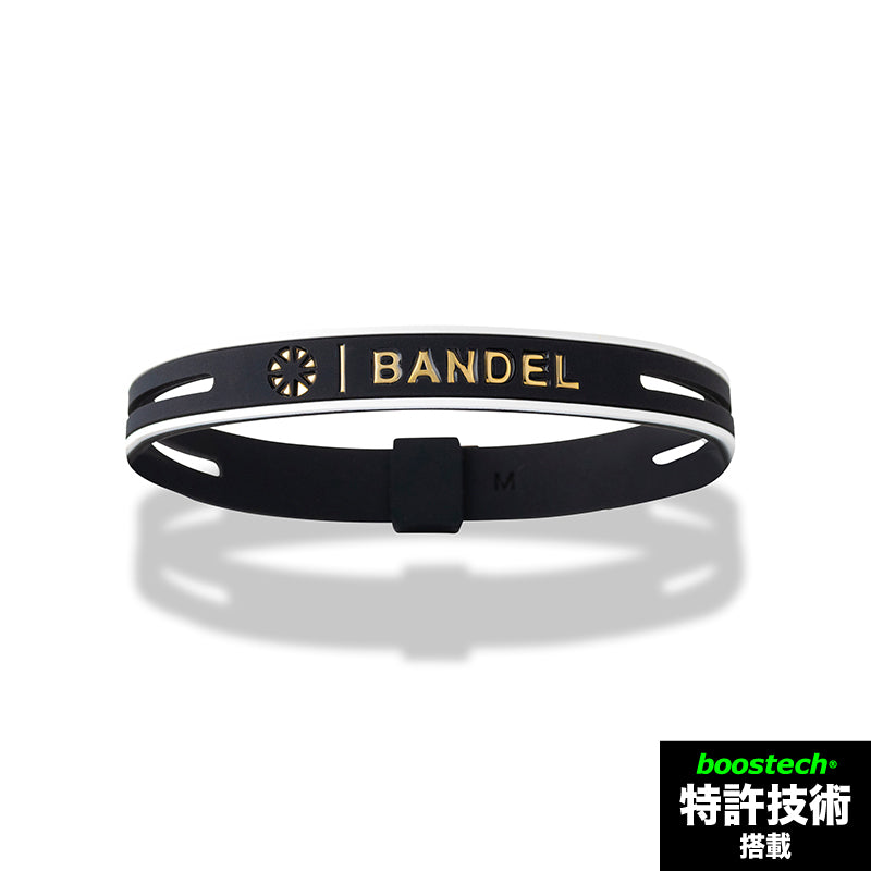 STRING METALLIC ストリング・メタリック Bracelet Black×Gold