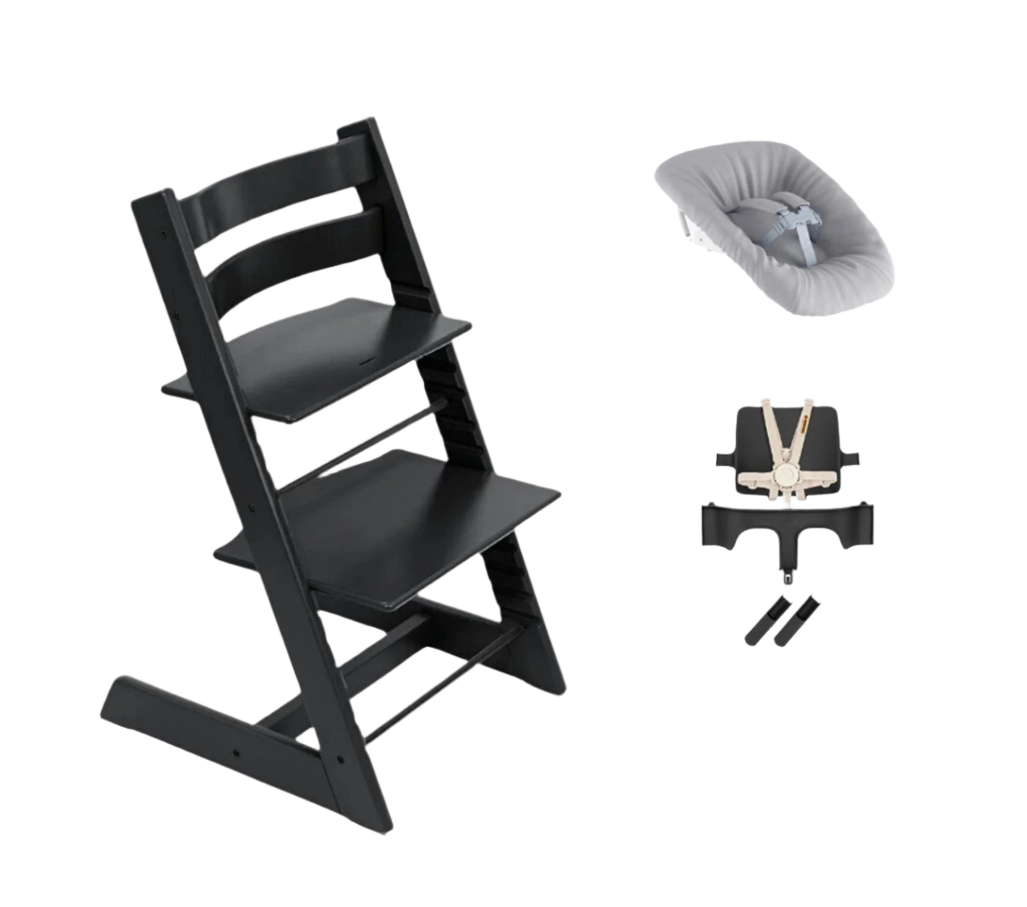 Stokke® Tripp Trapp® High Chair² and Newborn Seat Attachment