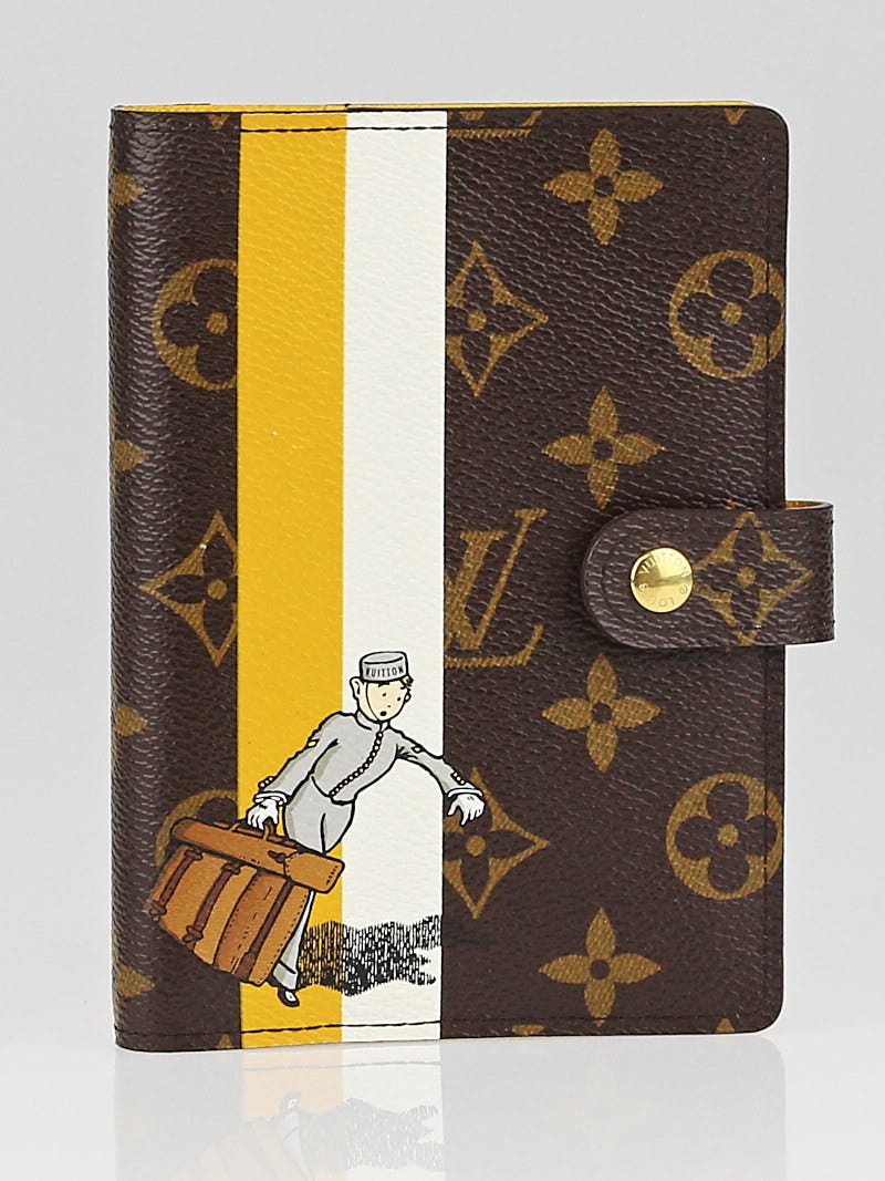 Louis Vuitton Limited Edition Yellow/White Monogram Groom Small