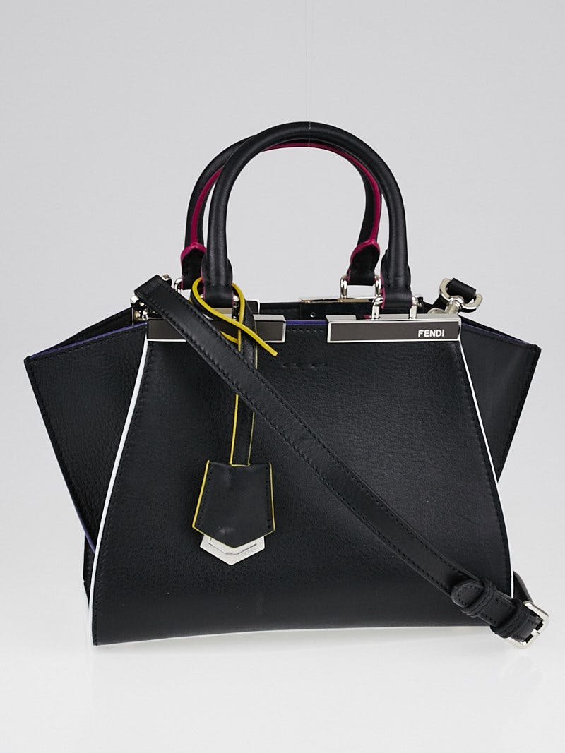 Fendi Black Leather Mini 3Jours Bag 8BH333 | Yoogi's Closet