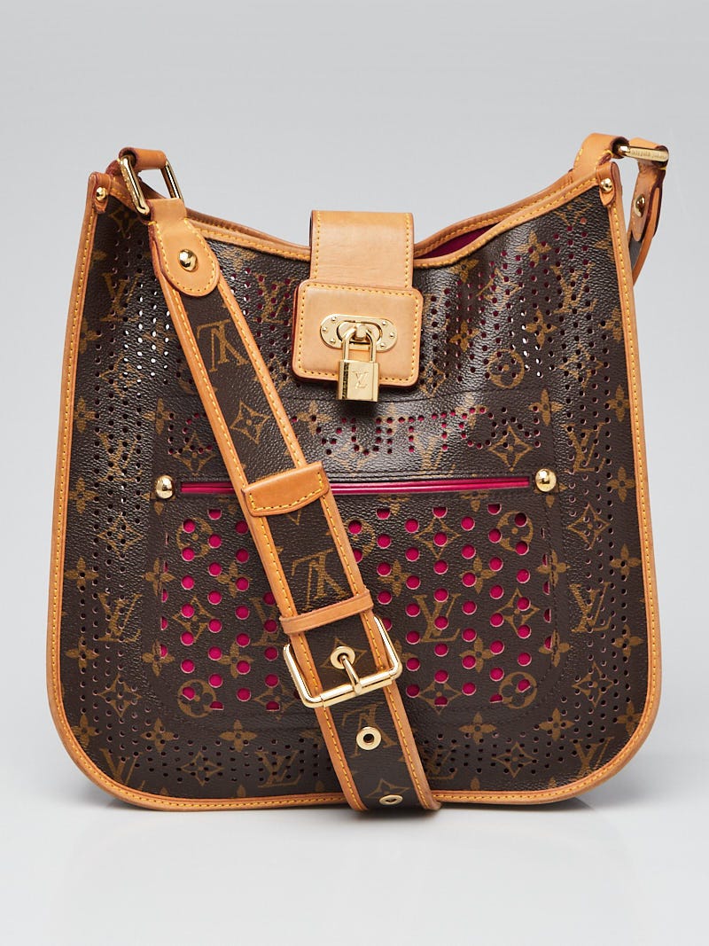 Louis Vuitton Limited Edition Fuchsia Monogram Perforated Musette