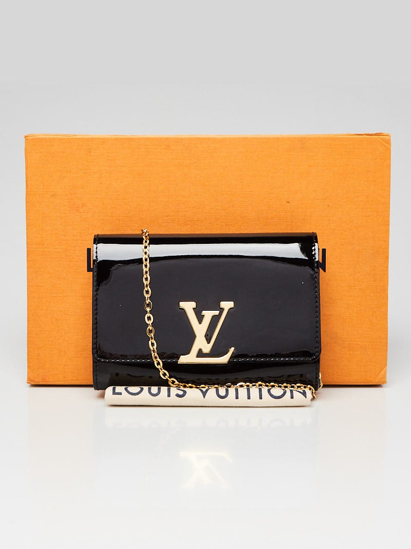 Louis Vuitton Black Vernis Louise PM Chain Bag | Yoogi's Closet