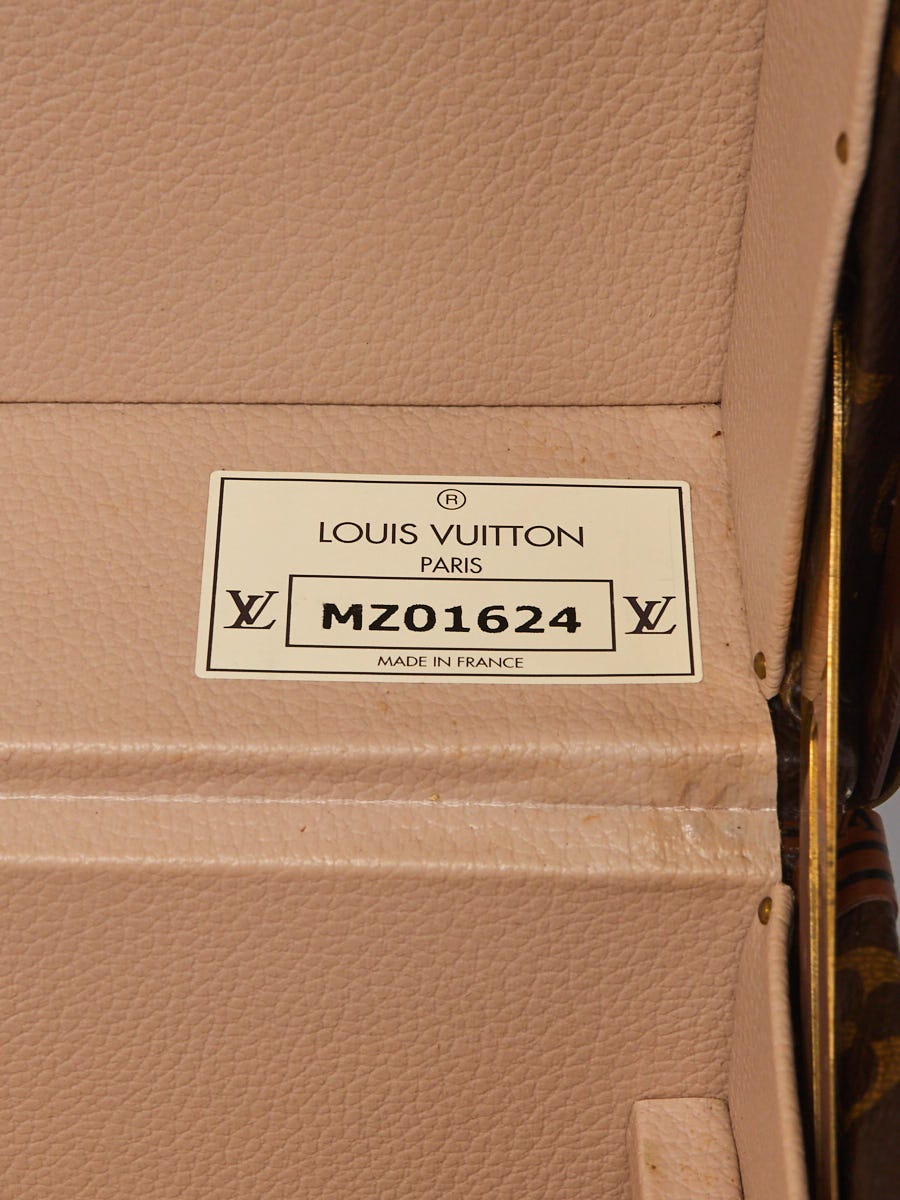 Louis Vuitton Vintage Monogram Canvas Alzer 55 Hardsided Trunk