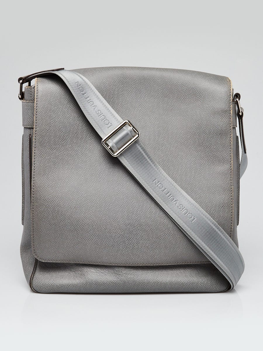 Louis Vuitton Glacier Taiga Leather Milo Messenger Bag | Yoogi's