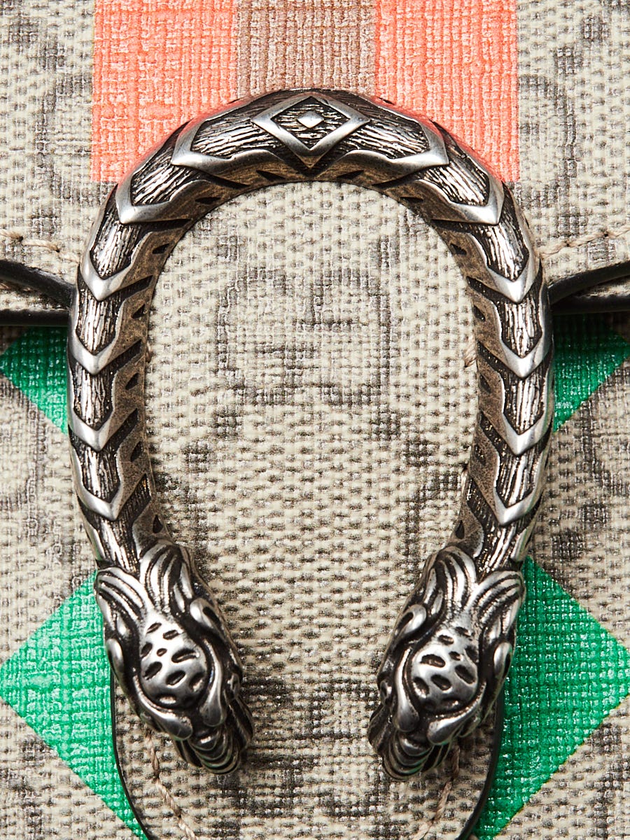 Gucci Beige/Ebony GG Supreme Canvas Dionysus Centum Super Mini Bag