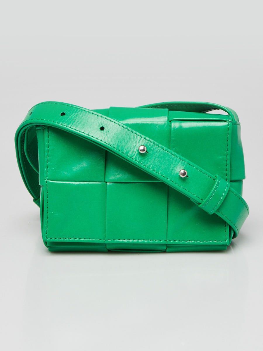 極美品】BOTTEGA VENETA グリーン ベルト 95cm パラキート 極美品