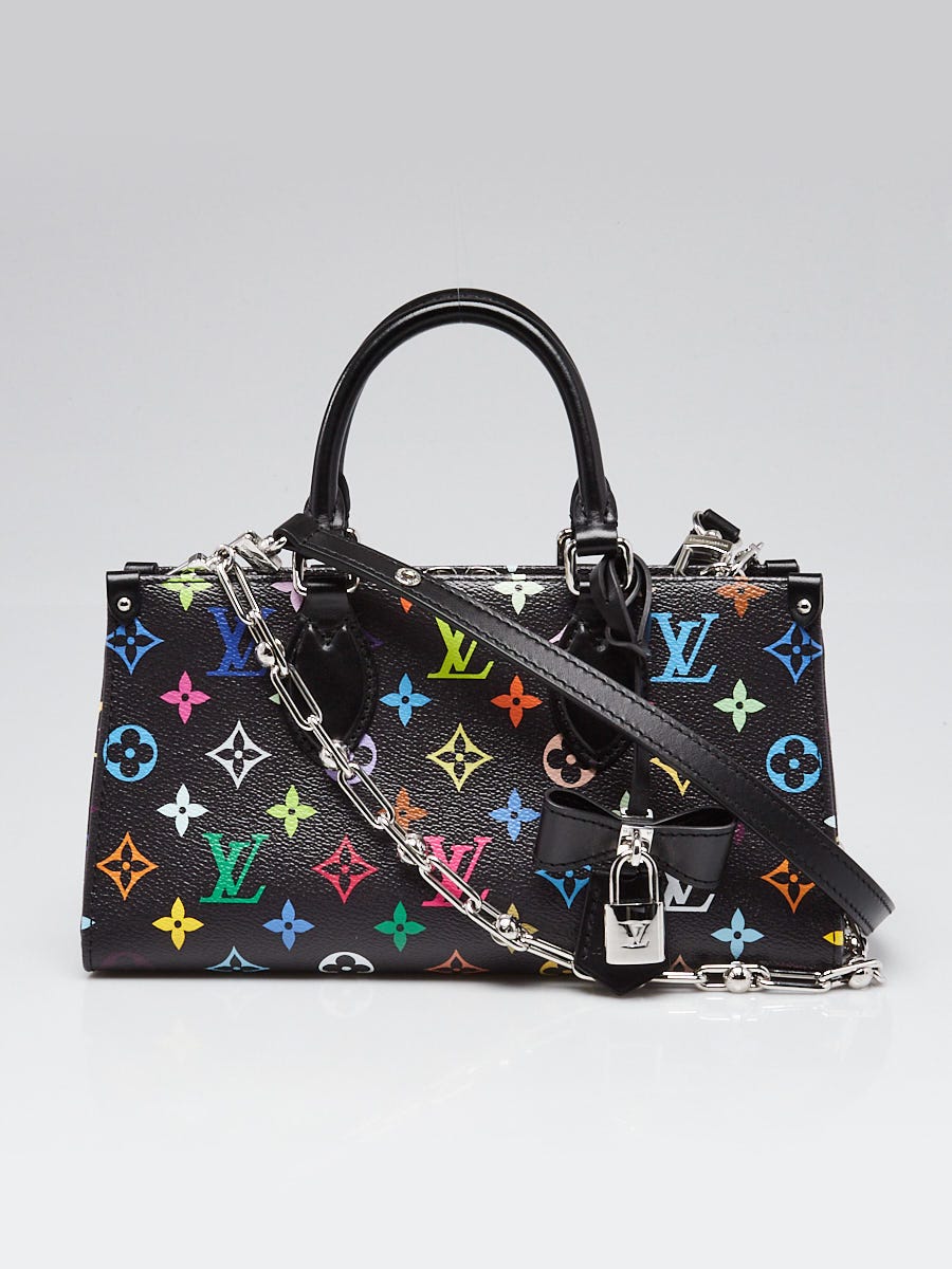 Louis Vuitton x TM Black Monogram Multicolore East/West Onthego