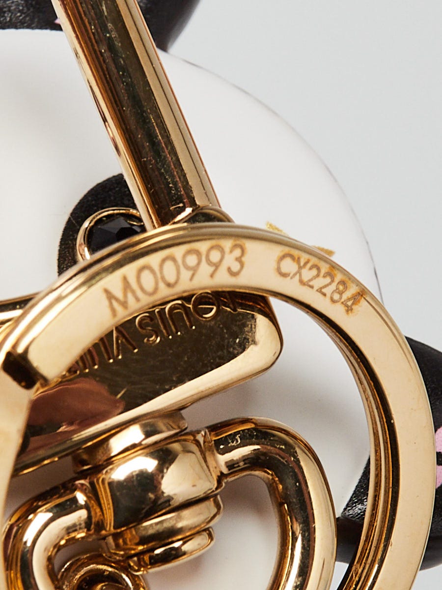 Louis Vuitton Monogram Leather LV Panda Bag Charm Key Holder