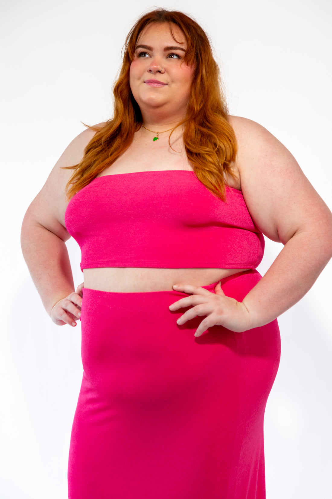 Bonsai Tube Top | Hot Pink Tube Top | Plus Size Tube Tope – Bag It