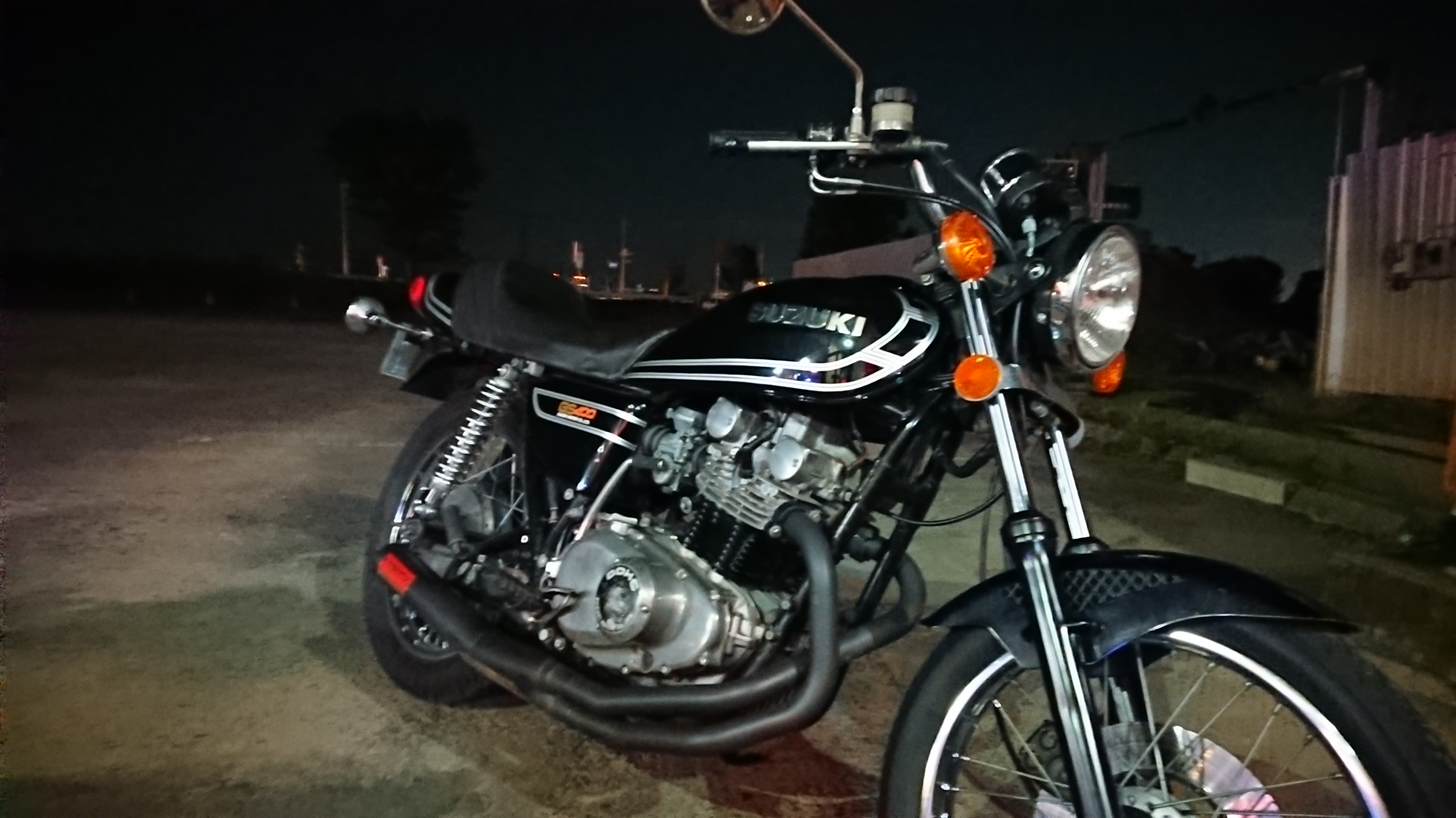 GS400:MISTYクロスマフラー！！インプレッション！ | GS400 旧車バイク