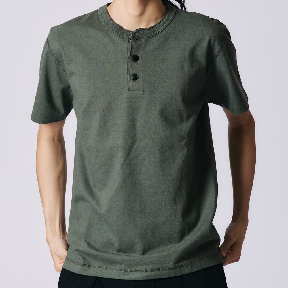 2025 S/S Seasonal Color】“STANDARD” 14/- COZUN ヘンリーネック T