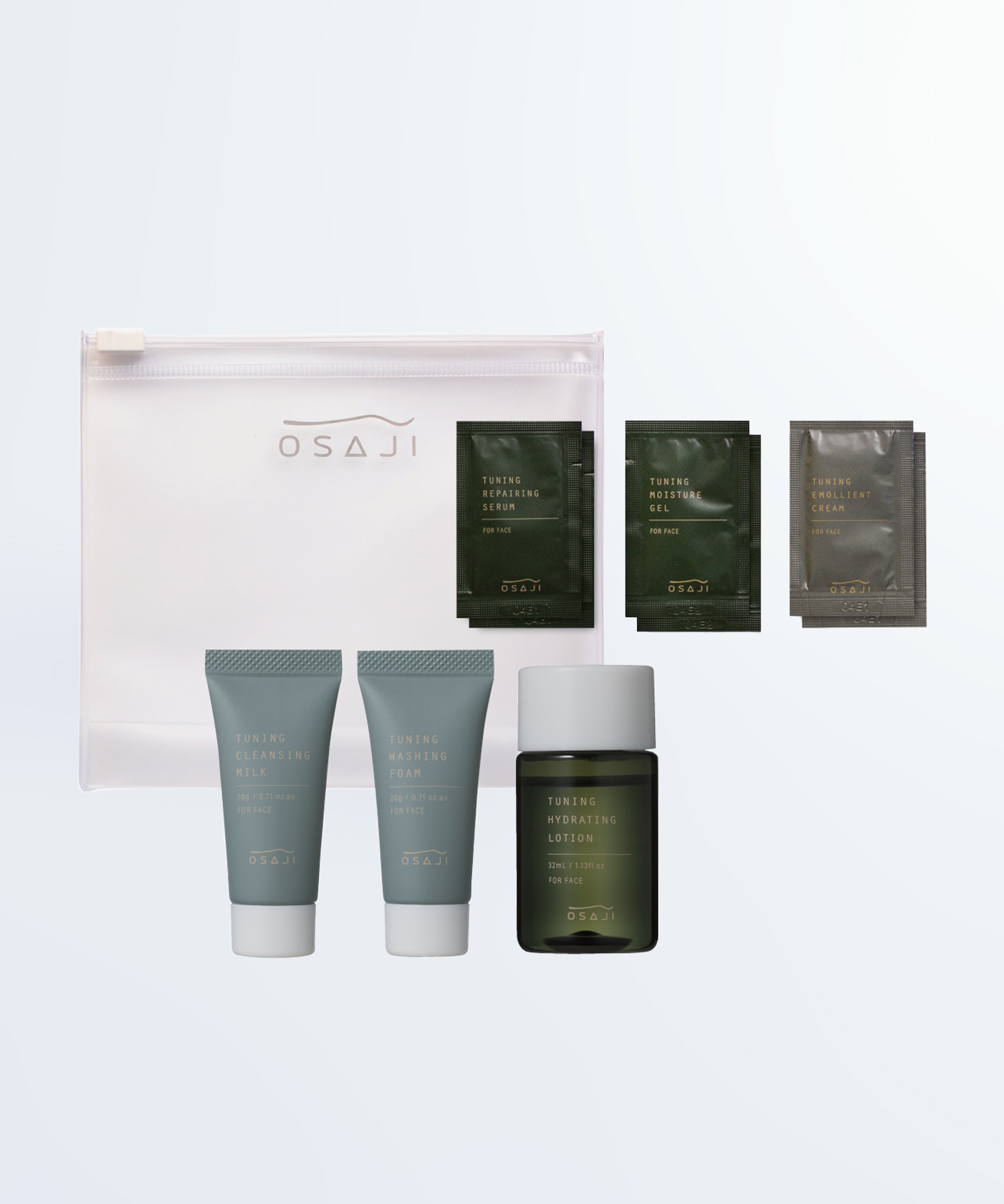 OSAJI /オサジ】 スキンケア トライアルセット チューニング – BASIC