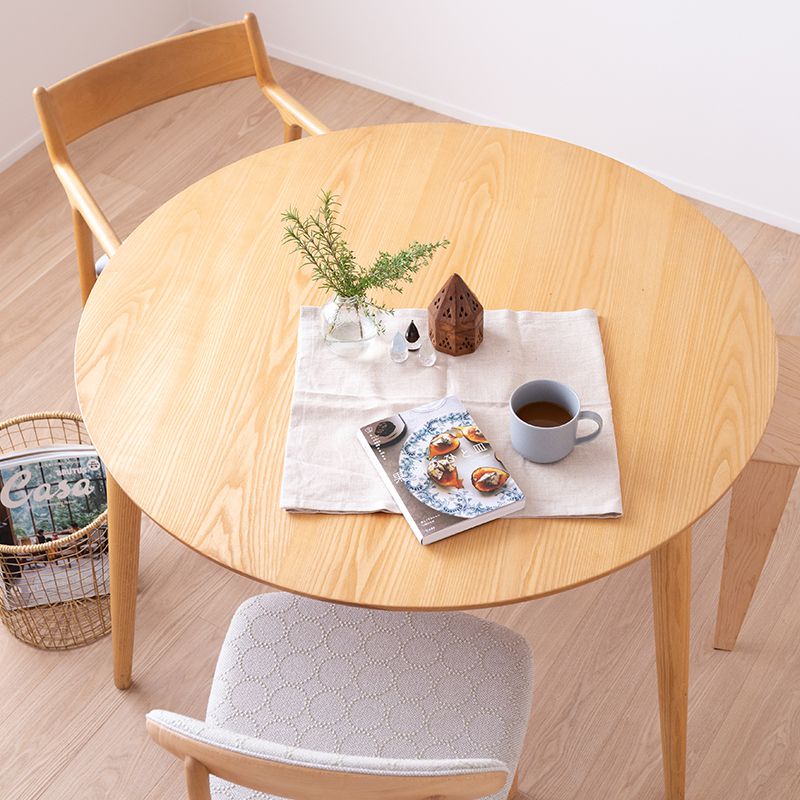 3本脚の丸テーブル(ダイニング/無垢材） 直径85/95 | ボー・デコール