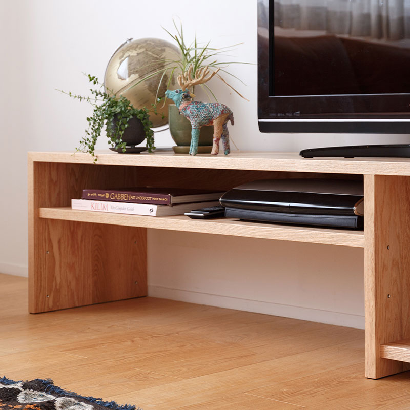 本棚やベンチにもなるオープンテレビボード | ボー・デコール