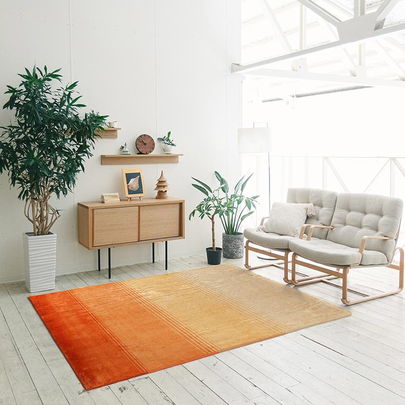 試作品】ビスコースラグ [ オレンジ / VG03] | ボー・デコール