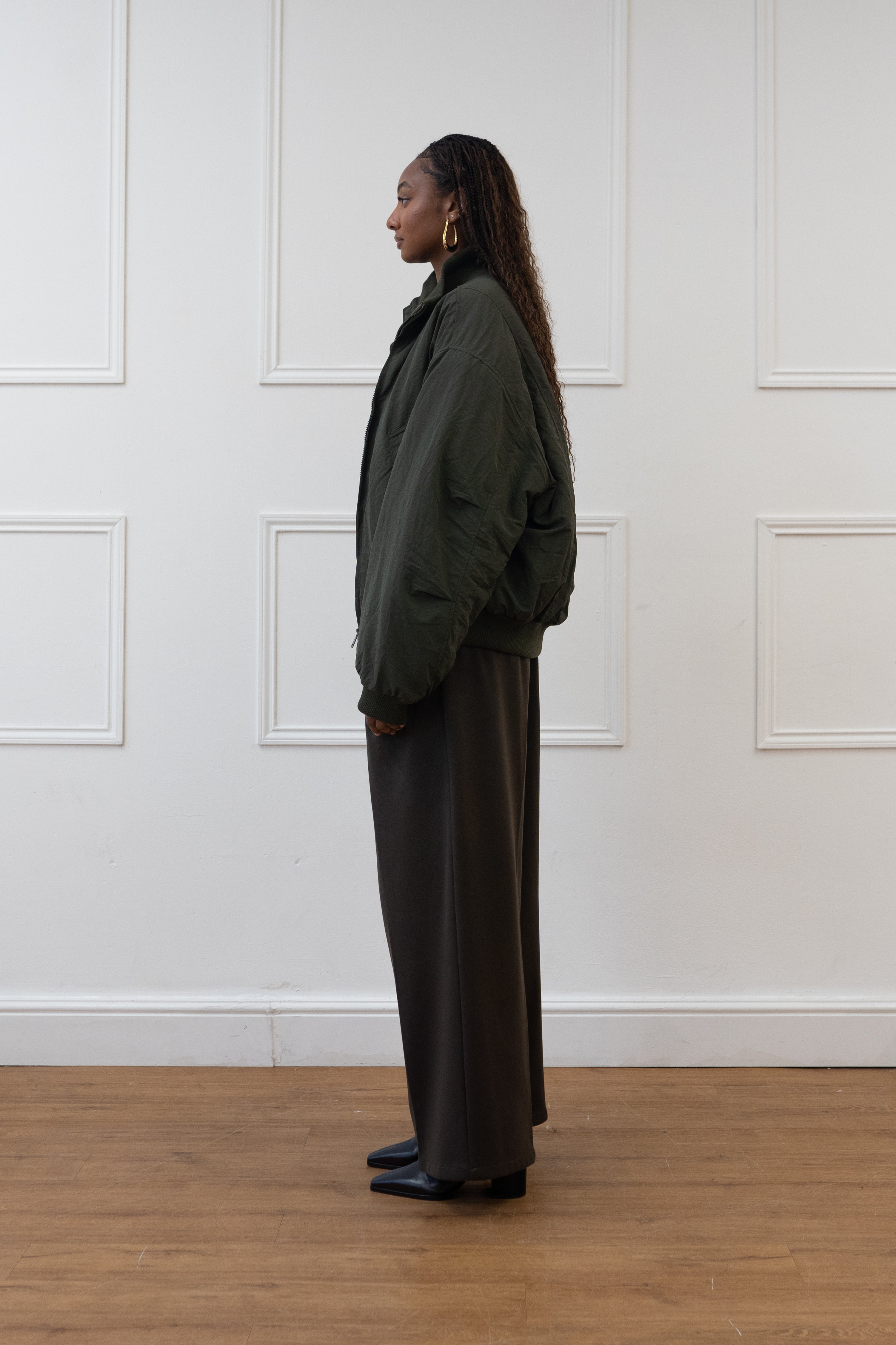 PUFFY BOMBER JACKET, SAGE – Beaulares