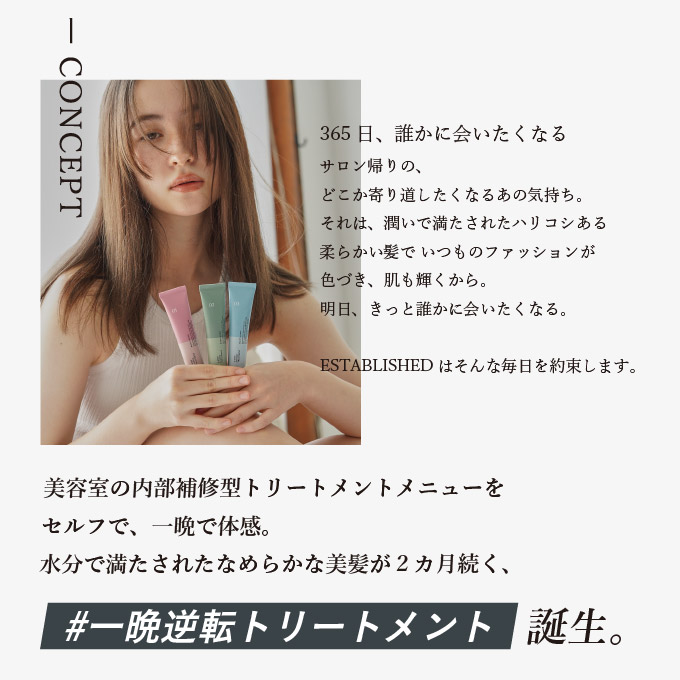 ESTABLISHED エスタブリッシュ 3ステップシステムトリートメント