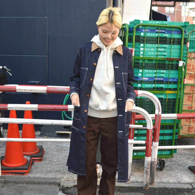 274 Denim&Supplyラルフローレン 白×金ブレード マーチングコート 274