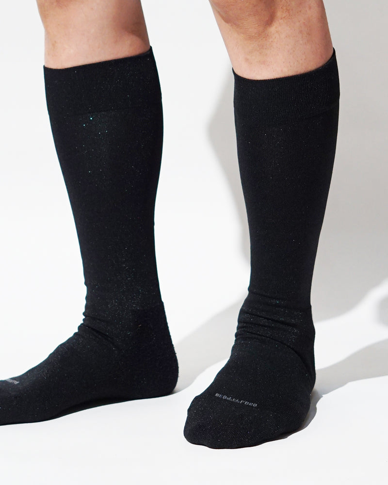 Glitter Long socks – Black｜BED j.w. FORD Official Site