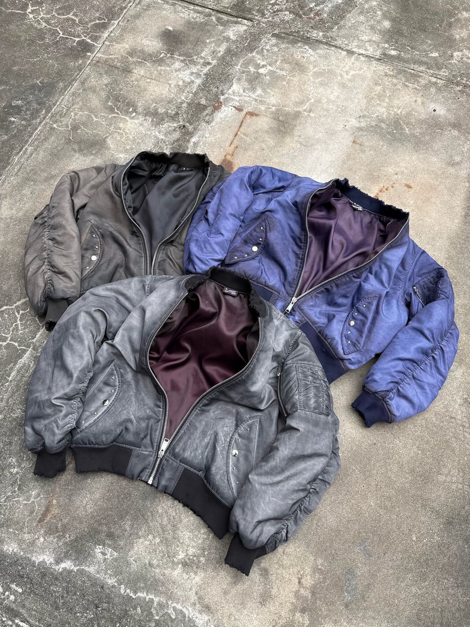 Faded MA-1 Bomber Jacket – BELVET