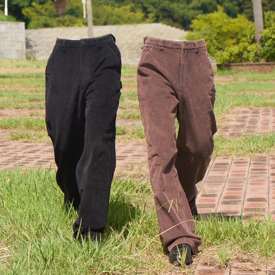 Corduroy washed painter pants – BELVET