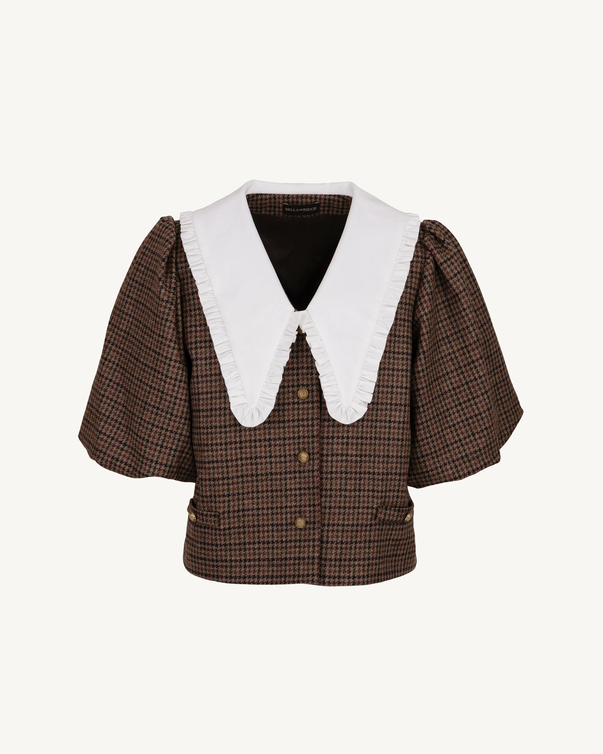 Joel Cashmere Virgin Wool Check Blouse – Bella & Ridge