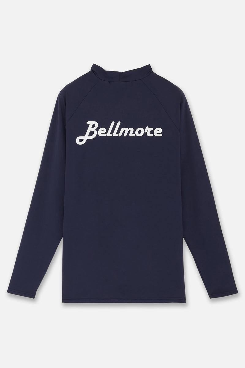 LOGO LS MOCKNECK - NAVY – BELLMORE