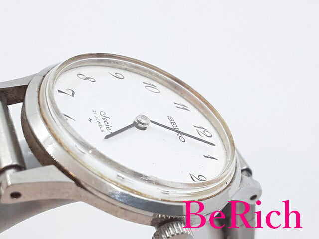 セイコー SEIKO ソシエ 手巻き レディース 腕時計 11-0870 白 ホワイト