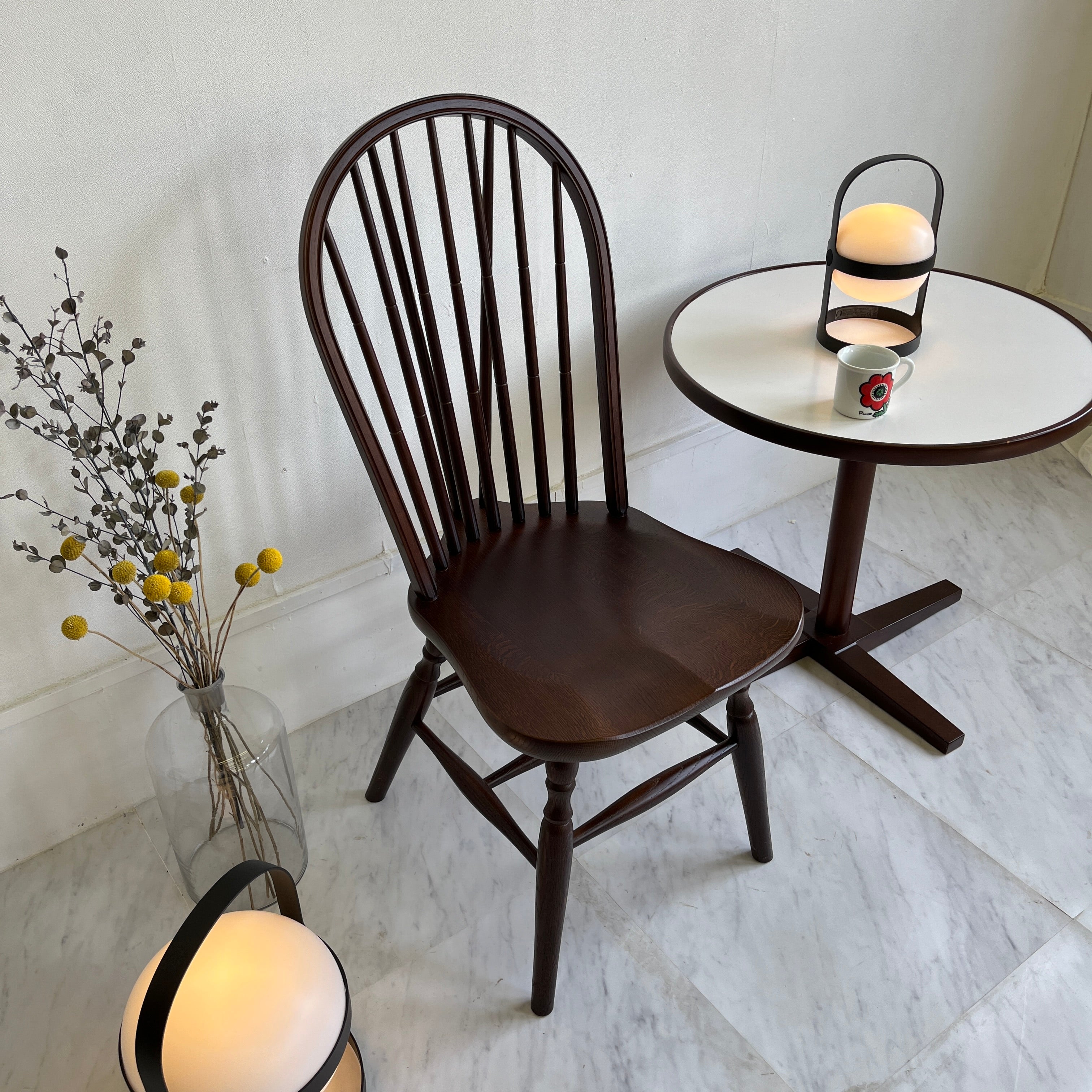 秋田木工 ヴィンテージ ウィンザーチェア ペア 曲木 国産名作 当時物