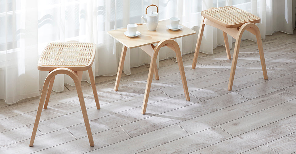 剣持勇 復刻モデル 秋田木工 スツール スタッキングスツール NO.202-R