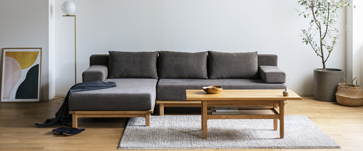 SIEVE】 レクト ユニットソファ ワイド(ベージュ): SIEVE｜SIEVE