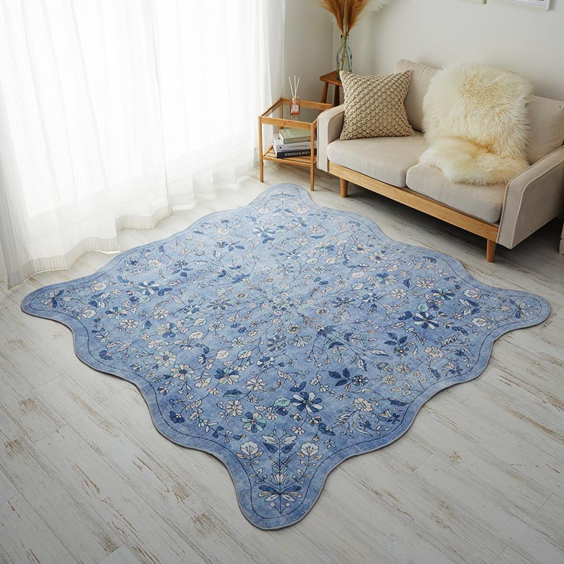 本格的なデザインラグをお手頃価格で♪洗えるプリントラグ『ヴェレ