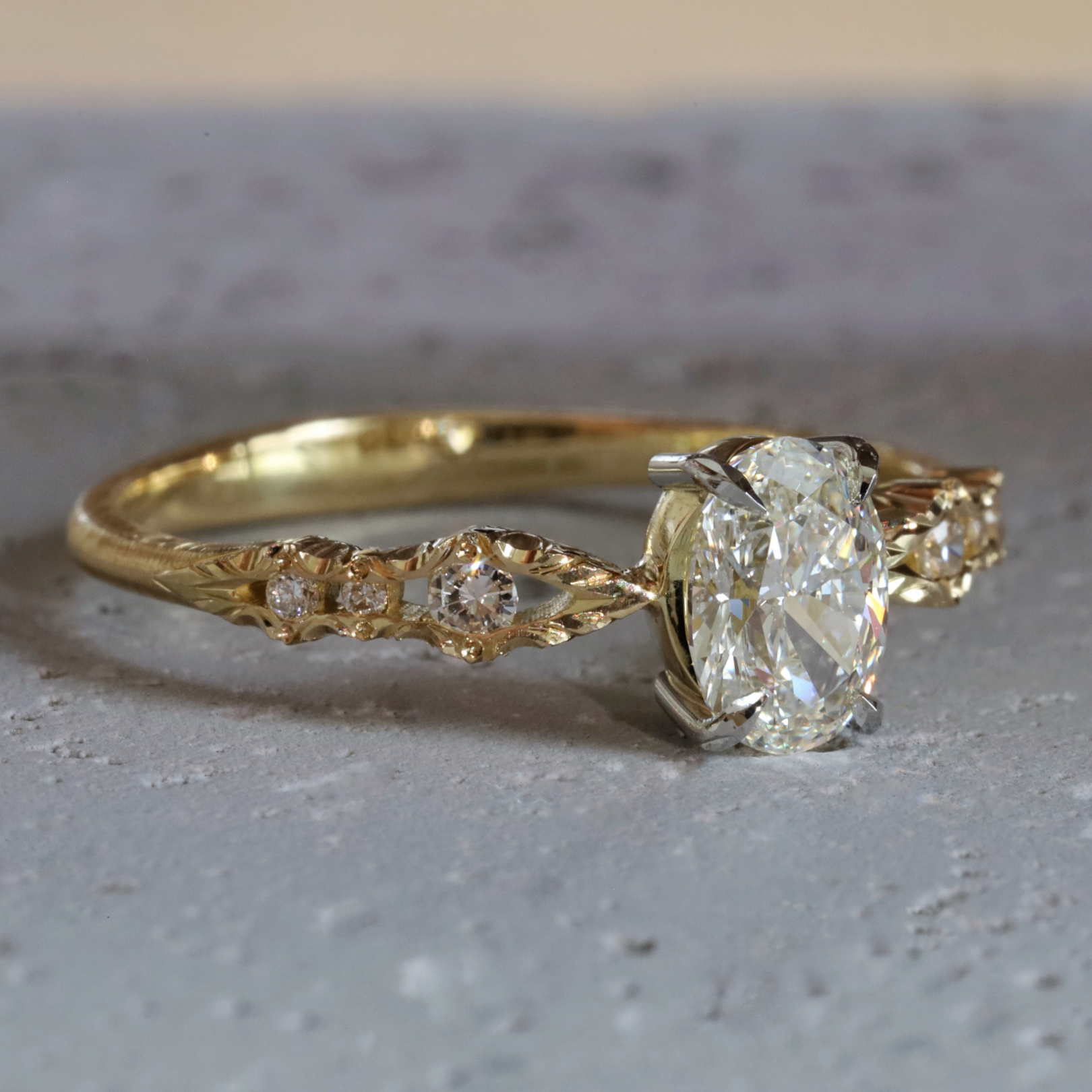 ダイヤモンドリング 0.547ct 鑑定書付き 13号 – Atelier Bienra