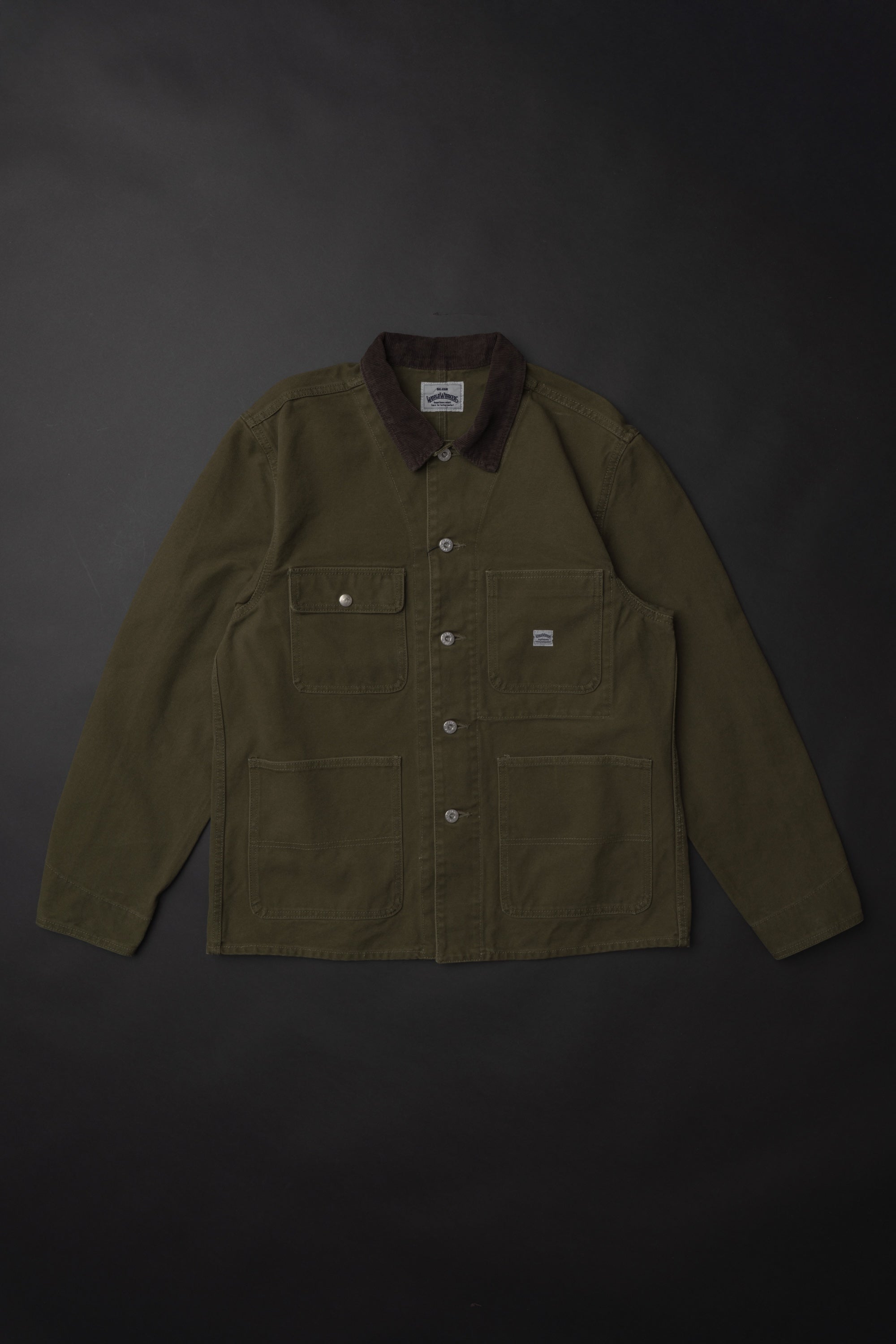 WR623F (19) World Workers Duck Canvas Coverall Jacket – BIG JOHN