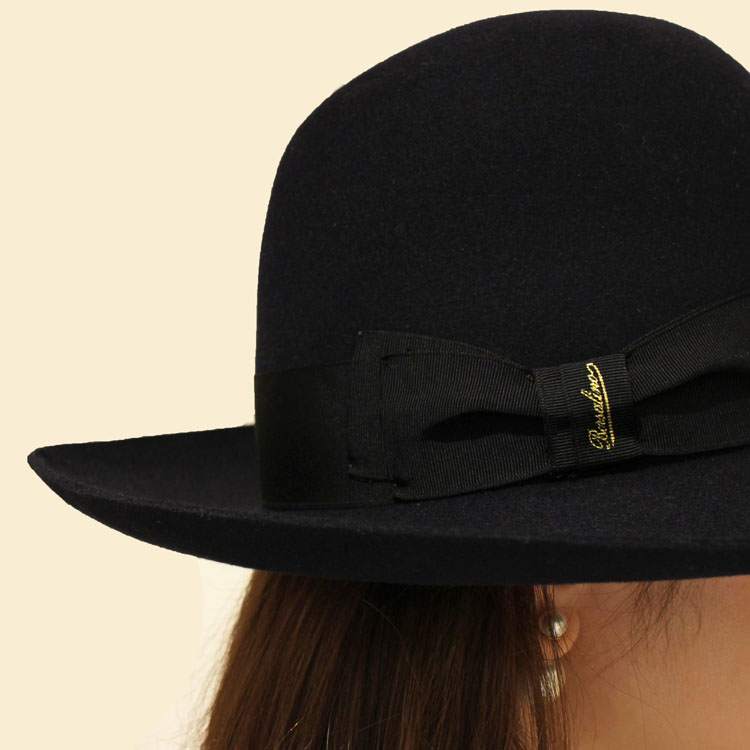 Borsalino(ボルサリーノ)4BO 24112/212993 ワイドブリムハット【国内