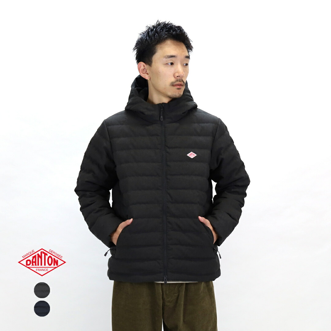 ダントン DANTON/ウールライクポリエステル ミドルダウン フード