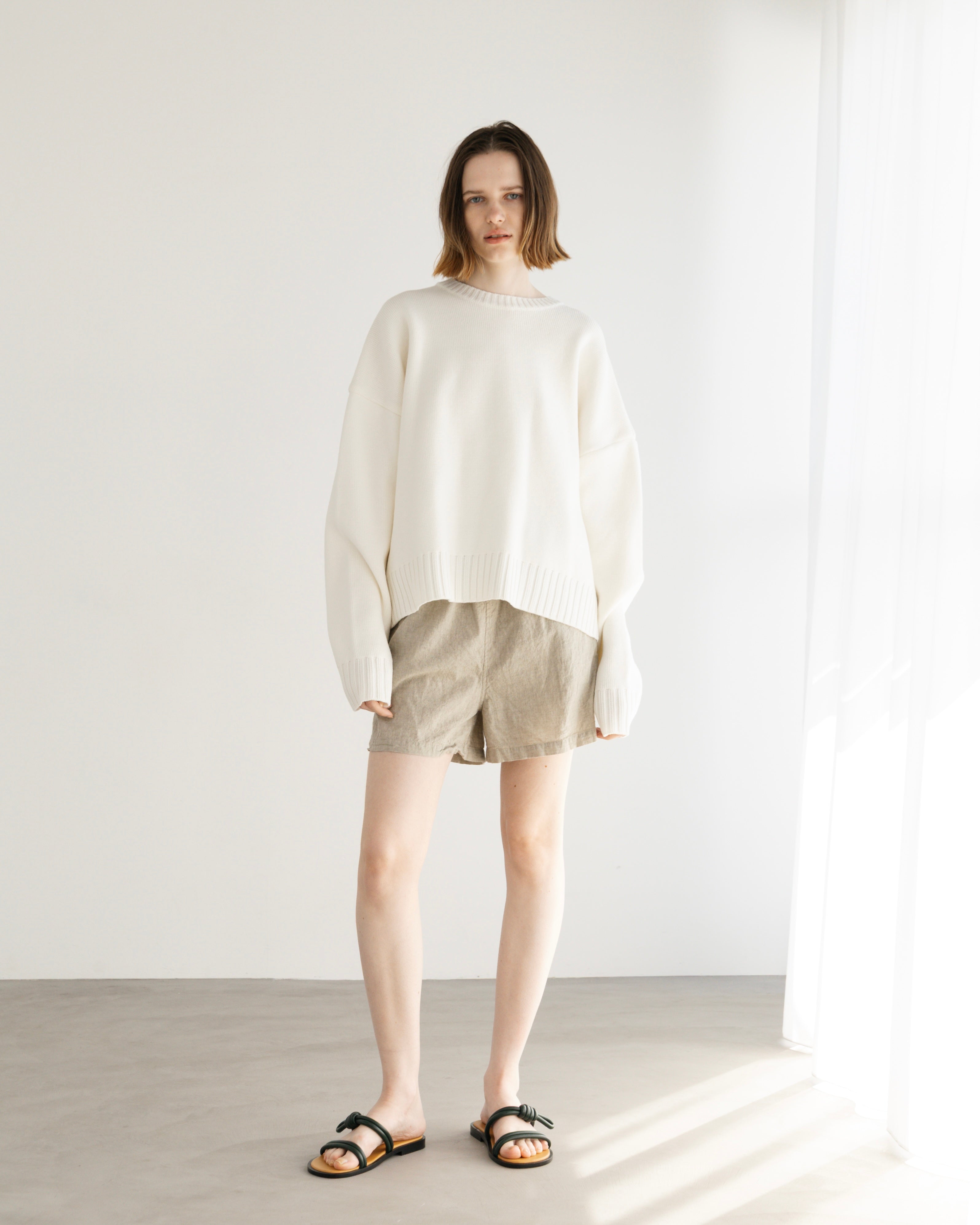 COTTON ACRYLIC KNIT PULLOVER（コットンアクリルニットプルオーバー