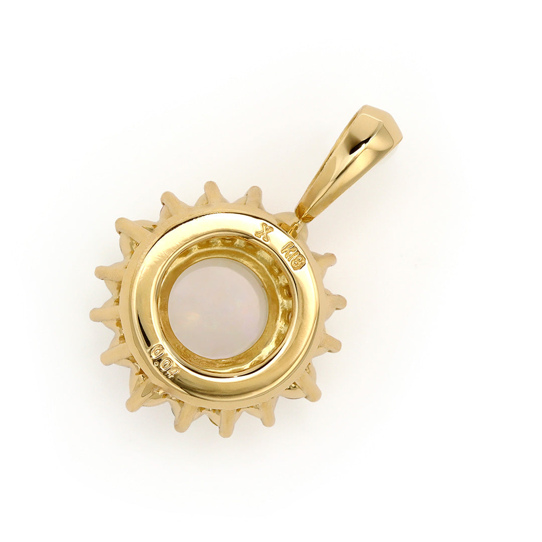 オパール(オーストラリア産)×マルチカラージュエル K10/K18/PT